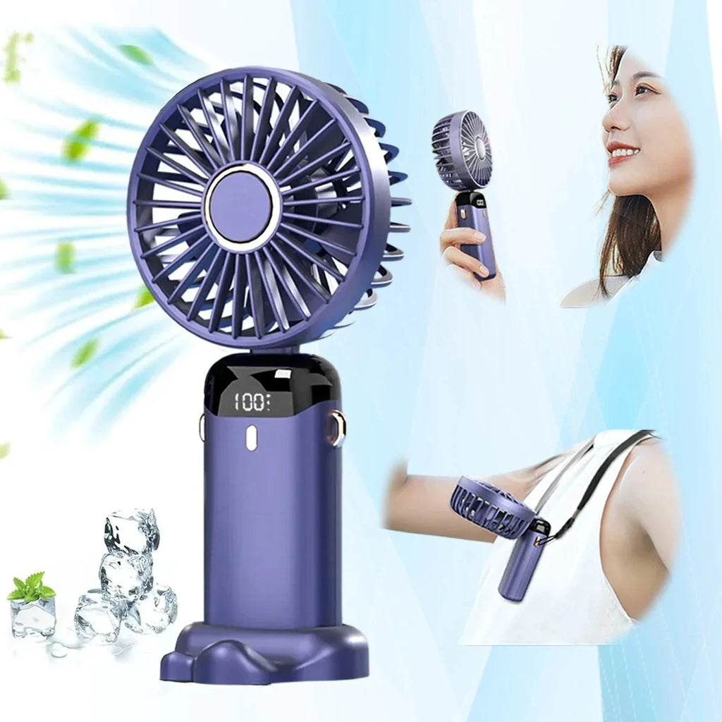 USB Rechargeable Portable Neck Fan
